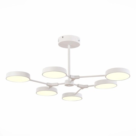 Ceiling EVOLUCE lamp. Sle6003-502-06. Monta. 6x10 watts, LED, 3000K-6000K, 6600 LM, 89x89x32 cm, white color-3