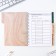 A journal of performance for a year for a teacher, A5 format, 80 sheets, soft cover "Golden Teacher"