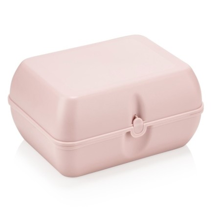 Emhouse lunchbox, plastic, with a lock, size 16x13x9 cm, color mix-1
