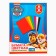 Color paper, A4, 8 sheets, 8 colors, non -unilateral, on paper, 48 g/m², puppy patrol