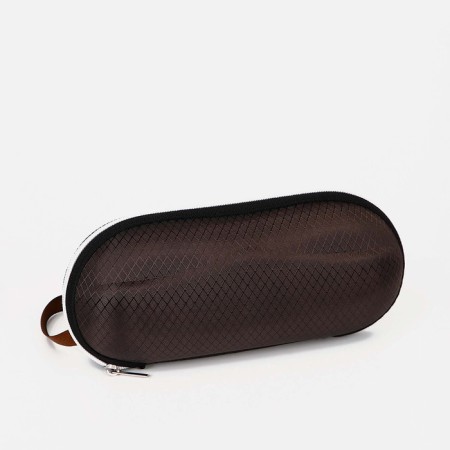 Lightning glasses case, brown color