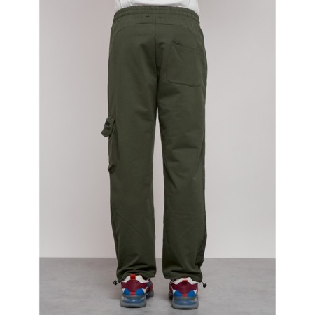 Sports male pants, size 48, khaki color-12