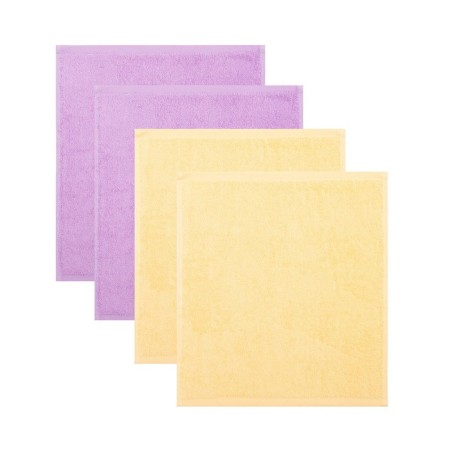 Set of terry towels "March 8" 30x30 cm - 4 pcs, 100% cotton 340 g/m2-1