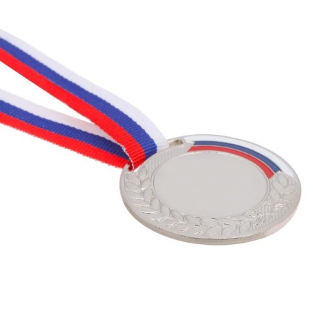 Medal for the application of "Lavra", ⌀ 5 cm., Tricolor. Color ser. With a ribbon-3
