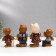 Suvenir Polystone "Filina Musicians" set 4 pcs 10x5.5x4.5, 12.5x6.5x6 cm