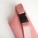 Lightning waist bag, 2 outer pockets, pink color
