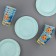 A set of paper utensils "1 year" baby 6 plates, 6 glasses