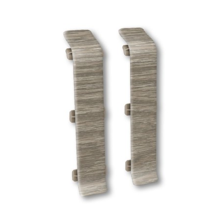 Lexide connector 80mm is gray ash (2pcs/blister)