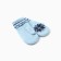 New Year. Double female mittens, blue color, river 18