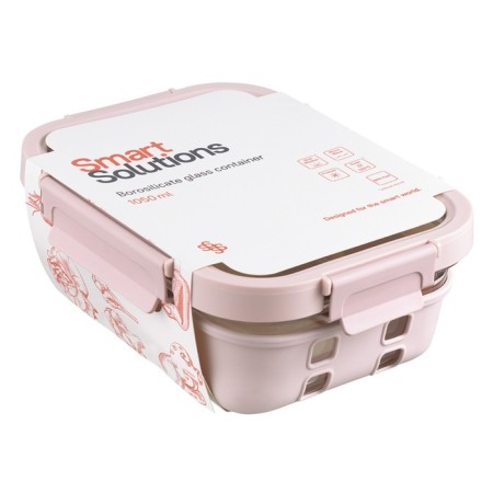 Container for baking, storage and carrying of products in the cover Smart Solutions, 1050 ml, pink color-5