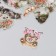 Stickers for creativity "Cats and flowers" set of 30 pcs 0.4x13x9.2 cm