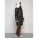 Coat insulated winter female, size 48, black color