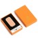Electronic lighter in a gift box, spiral, USB, 3 x 6.5 cm