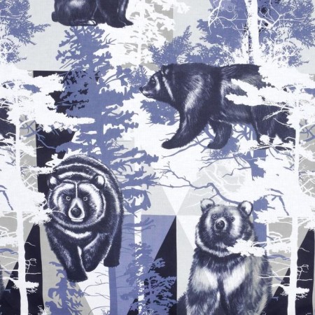 Bed linen "Ethel" 2 joint venture geometry of forest 175*215 cm, 200*220 cm, 70*70 cm -2 pcs-4