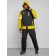 Ski costume male winter, size 50, yellow color