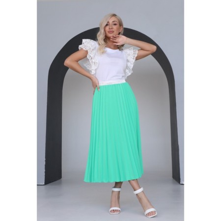 Women's skirt, size 52, mint color