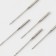 Needles for household sewing machines, universal, No. 70, 5 pcs, nu