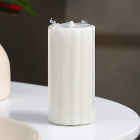 The candle-cylinder aromatic "relief. Coconut paradise", 5x10 cm-2