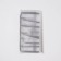 Organizer for storage of underwear "Pollen", 7 cells, 32 × 12 × 12 cm, color gray color