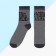 Male socks "The best grandfather" Rr. 41-44 (27-29 cm)