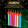 Candles Fountains for Cake "Color Sparks", 10 cm, 30 seconds, color flame, 6 pcs