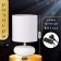 Assens table lamp E14 40W white 13x13x22 cm