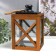Climber Wood, Glass "Chalet" set 2 pcs 21x21x38, 16x16x26 cm