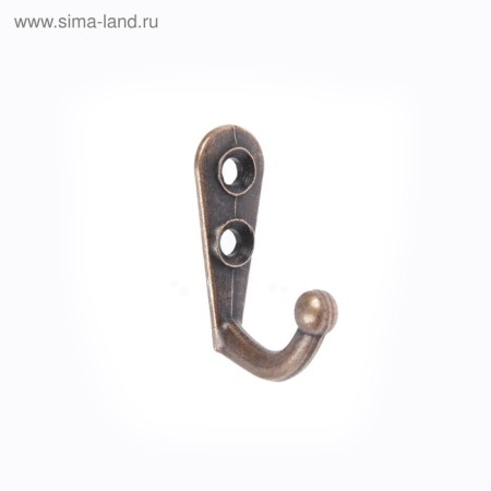 Hook furniture tundra TKO001, one -rod, copper, 1000 pcs