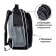 School backpack, 37 x 27 x 16 cm, ergonomic back, calligrata b "Paris"