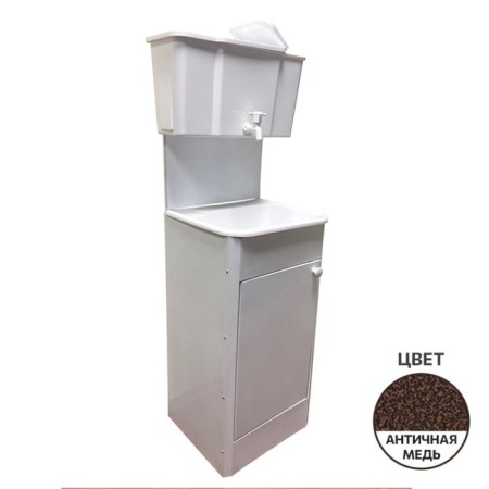 Washbuilder "Aquarius", cottage, without euns, plastic sink, 17 l, color antique copper-2
