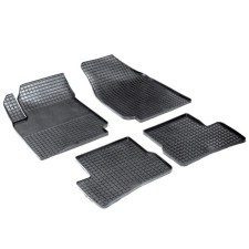 Rubber rugs ’grid’ for Nissan Micra (K12), 2003-2010