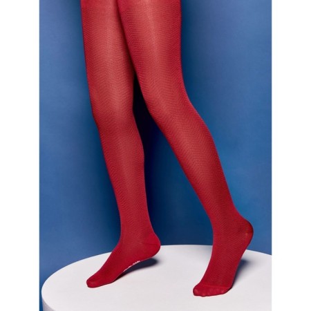 Pantyhose baby thin cotton CONTE KIDS, height 150-152 cm, Bordeaux color