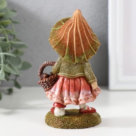 Souvenir Polystone "Baby/Baby with a basket" mix 6.5x5x11.5 cm-3