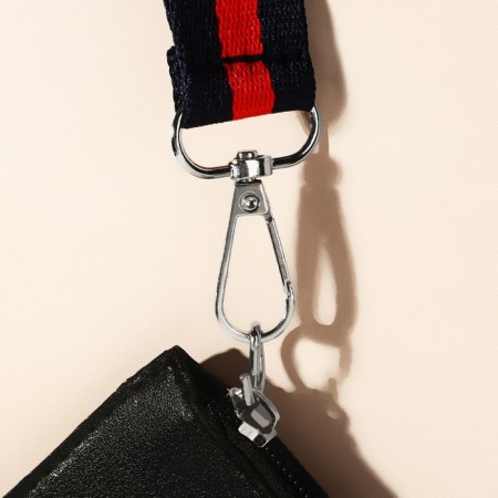 Handle-toe for bag, sling, 20 × 2.5 cm, blue/red color-4