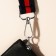 Handle-toe for bag, sling, 20 × 2.5 cm, blue/red color