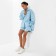 Women's suit (shirt, shorts) minku: oversize color blue, size 48
