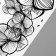 Interior stickers "Manicure" 28x65 cm black