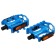 Pedals 9/16 "Dream Bike, with bearings, plastic/steel, blue color