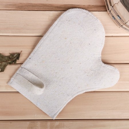 Mittens for the bathhouse "Real Banker!"-2