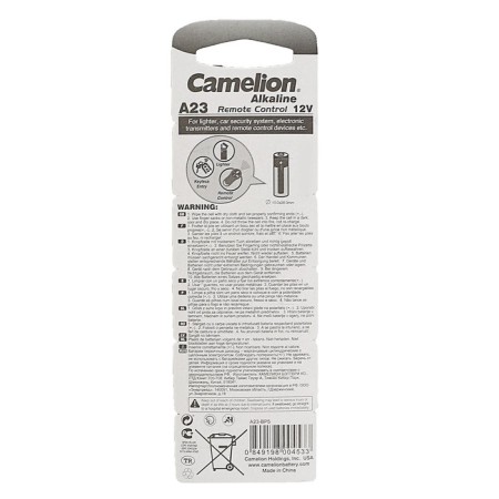 Battery Alkalin Camelion Mercury Free, A23 (MN21, LR23A, LRV08) -5BL, 12V, blister, 5 pcs.-1