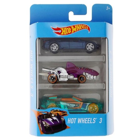 Набор машинок Hot Wheels, в наборе - 3 шт, МИКС-8
