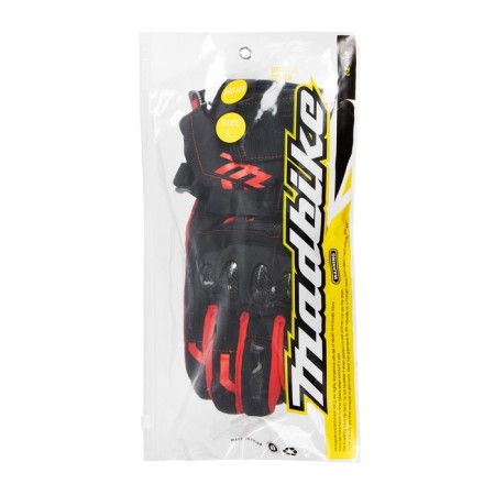 Motorcycle, protective, insulated, l, red gloves-5