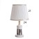 Table lamp "Louise" 1x40W E27 1x5W LED black/smoky 25x25x43cm