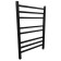 Electric towel Grois Alex, 500x800 mm, 8 crossbars, lower, black