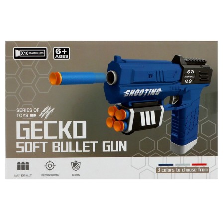 Gekko pistol, shoots soft bullets, mix-15