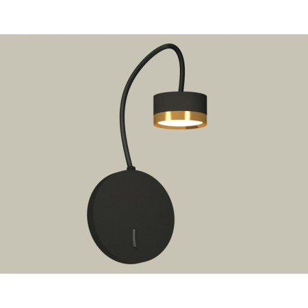 Wall lamp with Ambrella Light, XB9596152, GX53 LED 12 W switch, black sand, yellow gold