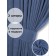Set of curtains "Canvas", size 200x270 cm, 2 pcs, blue color