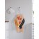 Apron kitchen with a photo print “Come on a paw”, adjustable, size OS