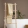 Terry towel Pasionaria "Memo", 450 gr, size 30x50 cm, creamy color