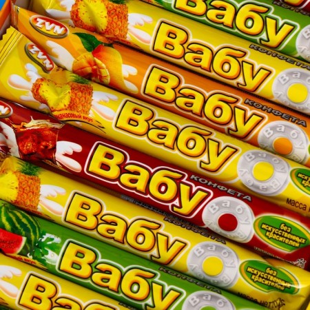 Saharyst candy "Vabu", pineapple, watermelon, cola, mango, 25 g-1